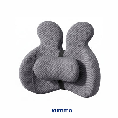 Kummo Lumbar Support Pillow for Office Chair — Ergonomic Back Cushion