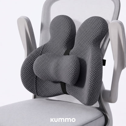 Kummo Lumbar Support Pillow for Office Chair — Ergonomic Back Cushion
