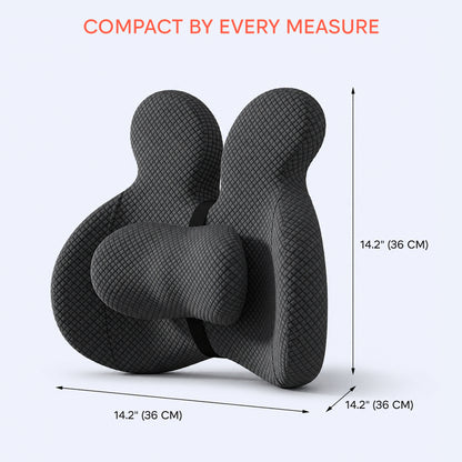 Kummo Lumbar Support Pillow for Office Chair — Ergonomic Back Cushion