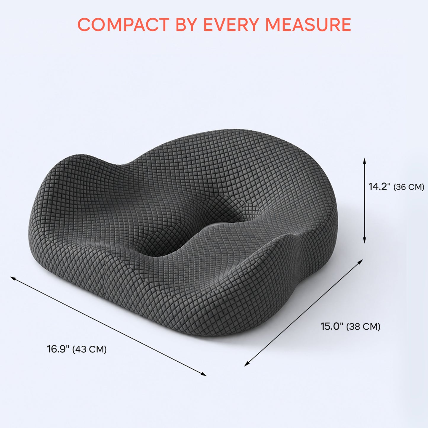Kummo Seat Cushion for Office Chair — Ergonomic Posture Support